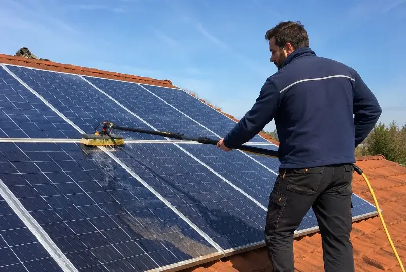 Nettoyage et entretien de panneaux solaires à Sardieu